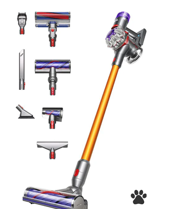 Dyson   V8™   Absolute   Cordless   Vacuum   Cleaner   (Yellow/Nickel)